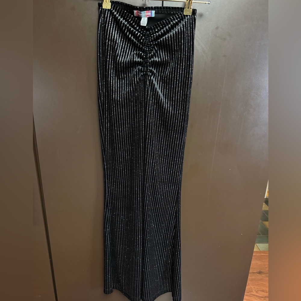 Urban Outfitters Black Striped Flare Pants